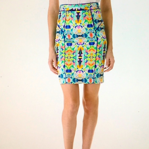 Molly Mini Skirt w/ Piping & Exposed Zipper - Picture 1 of 9